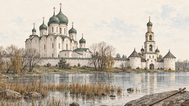 Иллюстрация к статье «Авраамиев монастырь в Ростове Великом: самая старая обитель города и как до неё дойти»