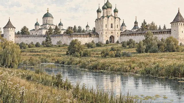 Иллюстрация к статье «Борисоглебский монастырь в Ярославской области: как съездить из Ростова Великого»