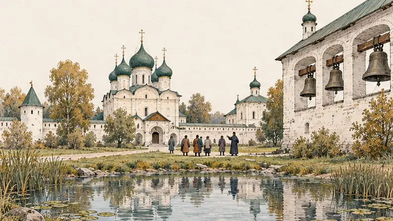 Иллюстрация к статье «Экскурсии в Ростове Великом: кремль, финифть, звоны и монастыри»