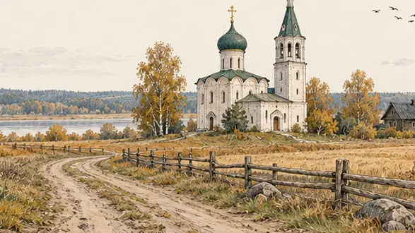 Иллюстрация к статье «Паломническая поездка в Годеново к Животворящему Кресту: как доехать самим и когда службы»