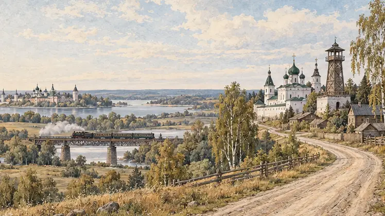 Иллюстрация к статье «Из Костромы в Ростов Великий: машина, «Ласточка» и прямой автобус»