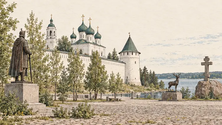 Иллюстрация к статье «Памятники Ростова Великого: скульптуры, мемориалы и памятные знаки»
