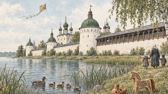 Иллюстрация к статье «Ростов Великий с детьми: куда сходить и что понравится ребёнку»
