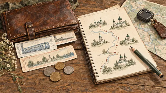 Иллюстрация к статье «Сколько стоит поездка по Золотому кольцу самостоятельно: бюджет на 2, 3 и 5 дней»