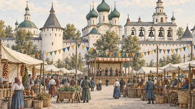 Иллюстрация к статье «События Ростова Великого: фестивали, праздники, Ростовское действо»
