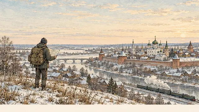 Иллюстрация к статье «Золотое кольцо самостоятельно: как собрать поездку без тура»